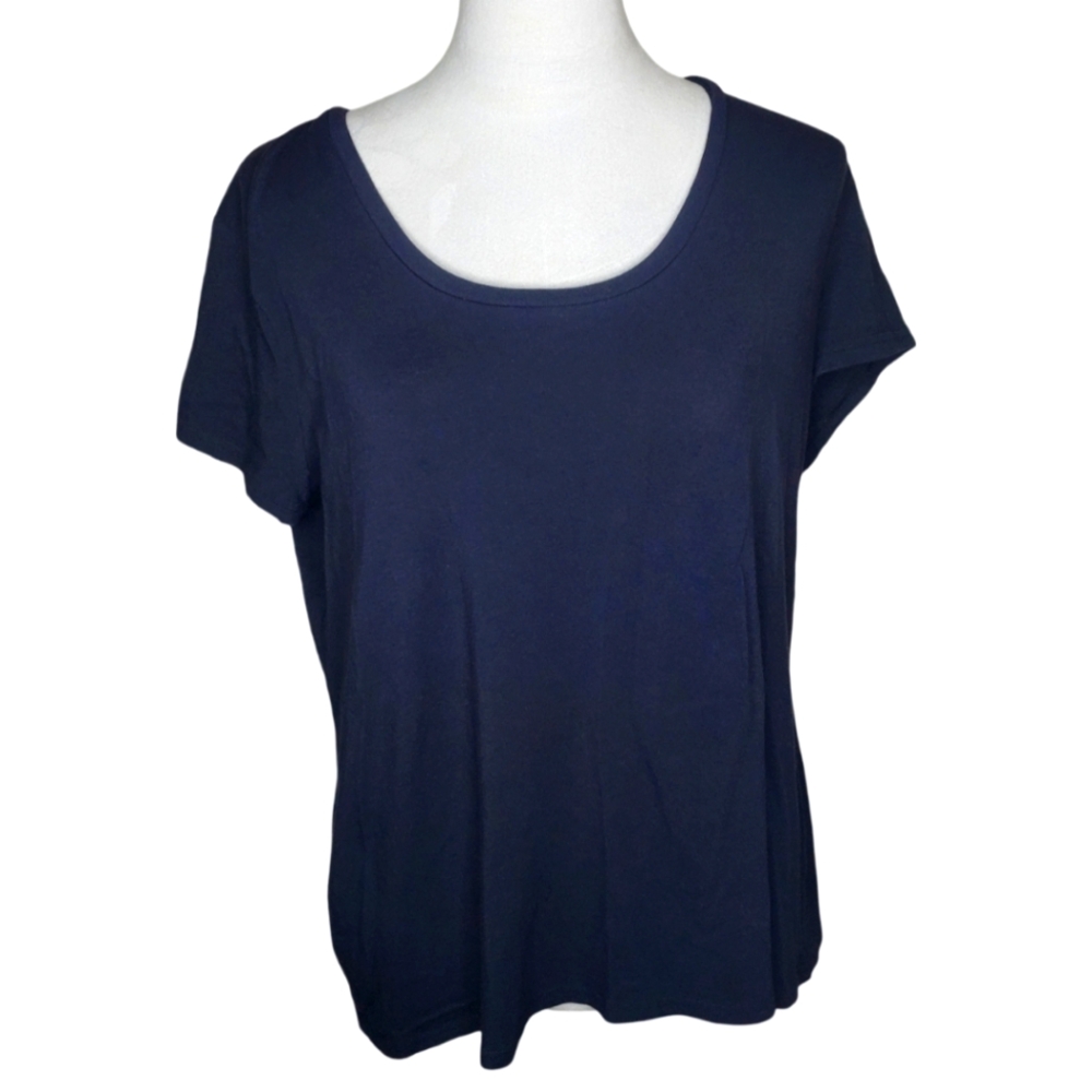 🦋Covington Super Soft Cotton Blend Scoop Neck Tee